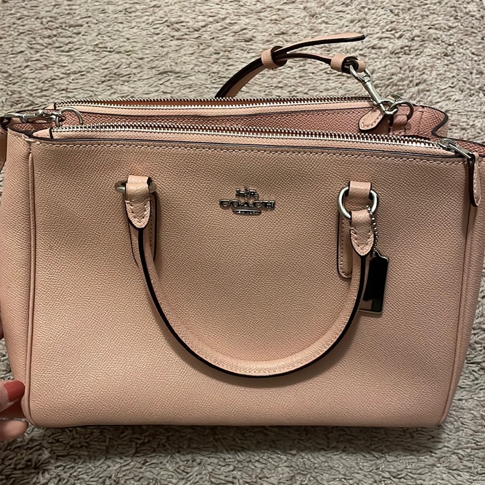 Coach shoulder bag / light pink